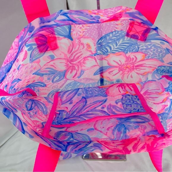 LILLY PULITZER Snappy Turtle Mesh Tote - Picture 5 of 8